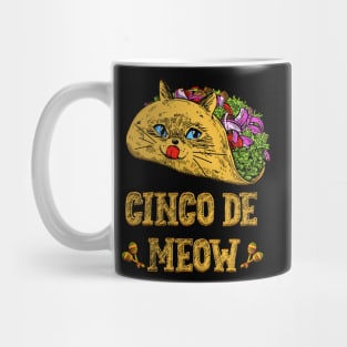 Funny cat tacos cinco de mayo Mug